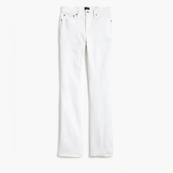 J. Crew Jeans Bootcut White Casual Neutral Factory Denim Trendy - Picture 1 of 16